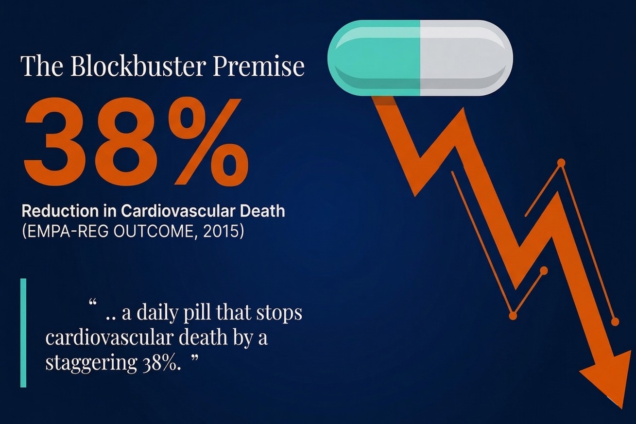 38% Reduction in Cardiovascular Death — EMPA-REG OUTCOME, 2015